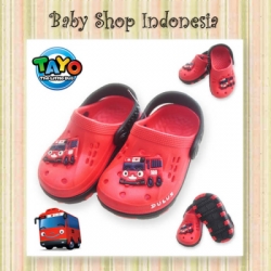 large sepatu sandal tayo merah